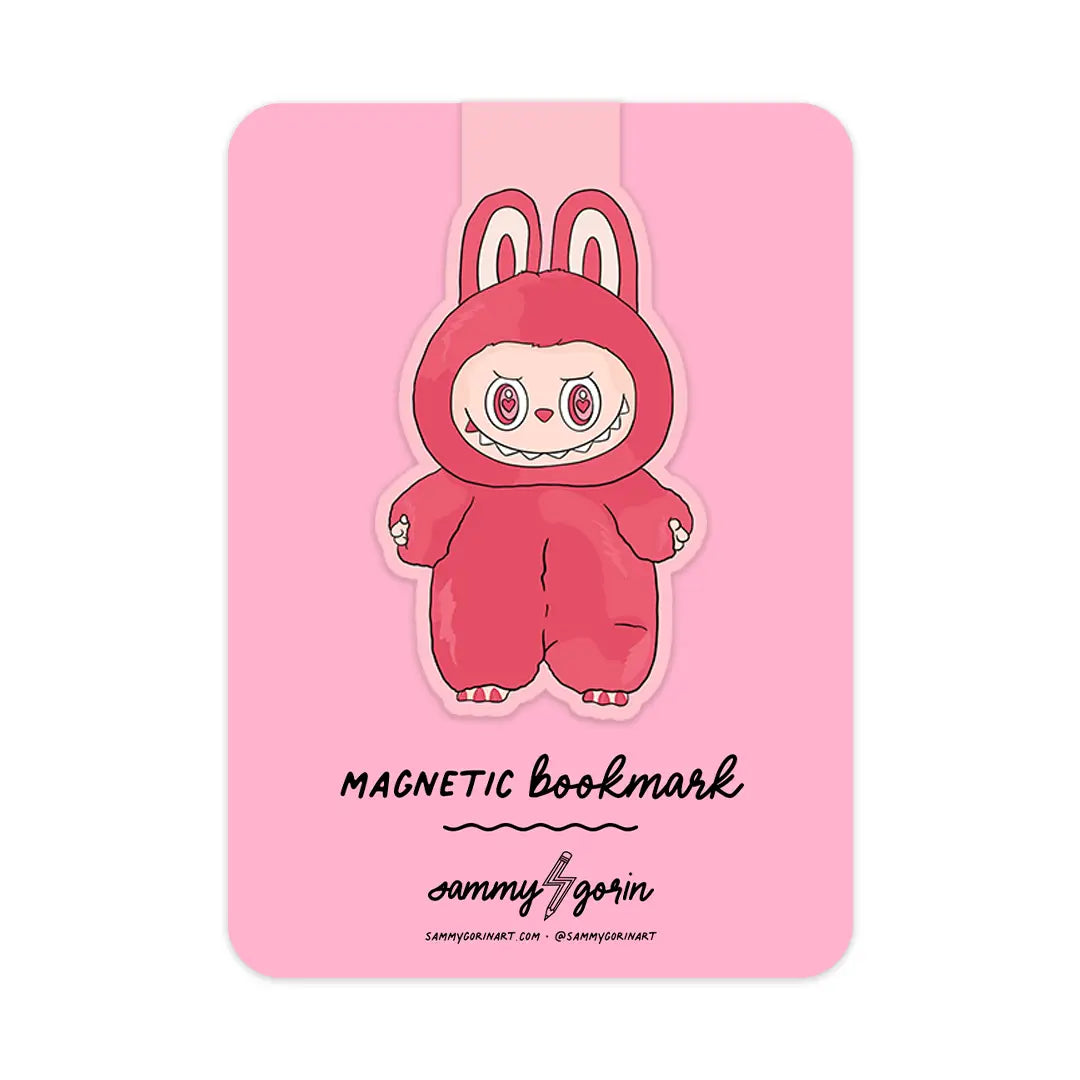 Pink LaBookmark Magnetic Bookmark