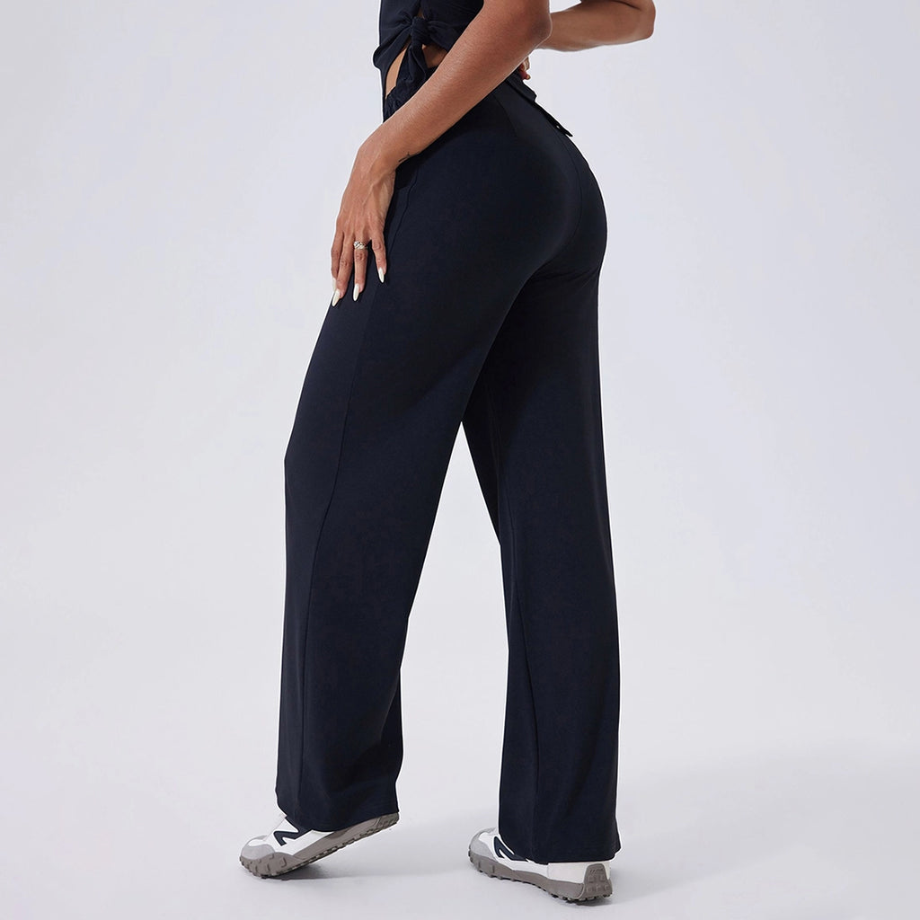Square-Neck Cross-Back Yoga Set