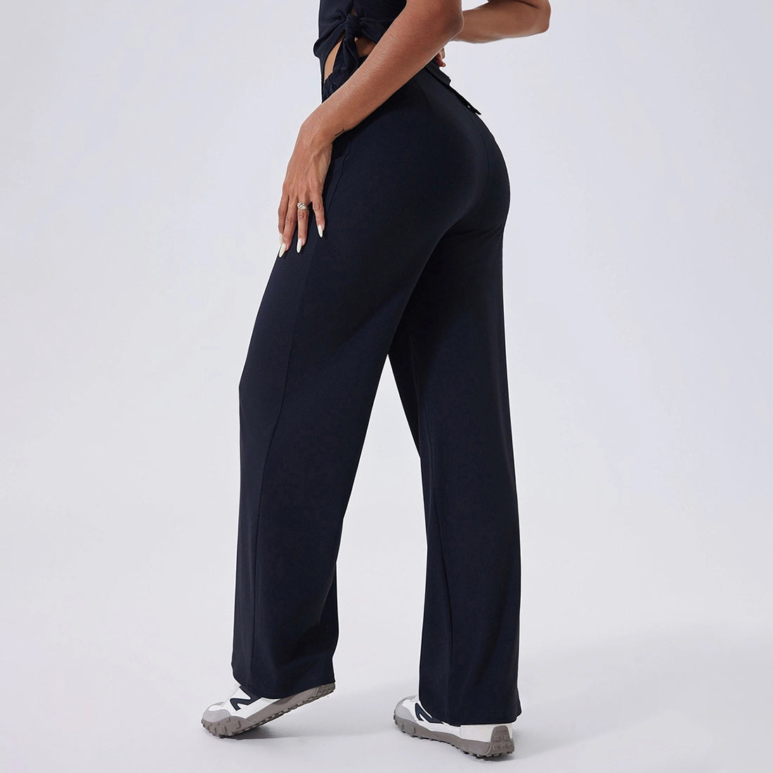 Square-Neck Cross-Back Yoga Set