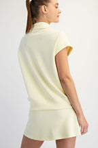 Everyday Ease Modal Scuba Quarter-Zip Top