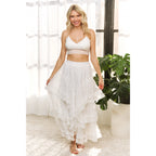Romantic Cascading Lace Skirt