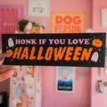 Honk if You Love Halloween MAGNETIC Bumper Sticker