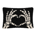 Heart Skeleton Hand Hook Pillow