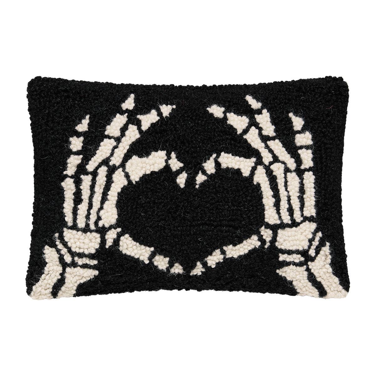 Heart Skeleton Hand Hook Pillow