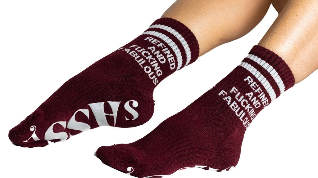 Refined And Fucking Fabulous | Grip Sock