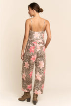 Leopard Lily Convertible Utility Jumpsuit