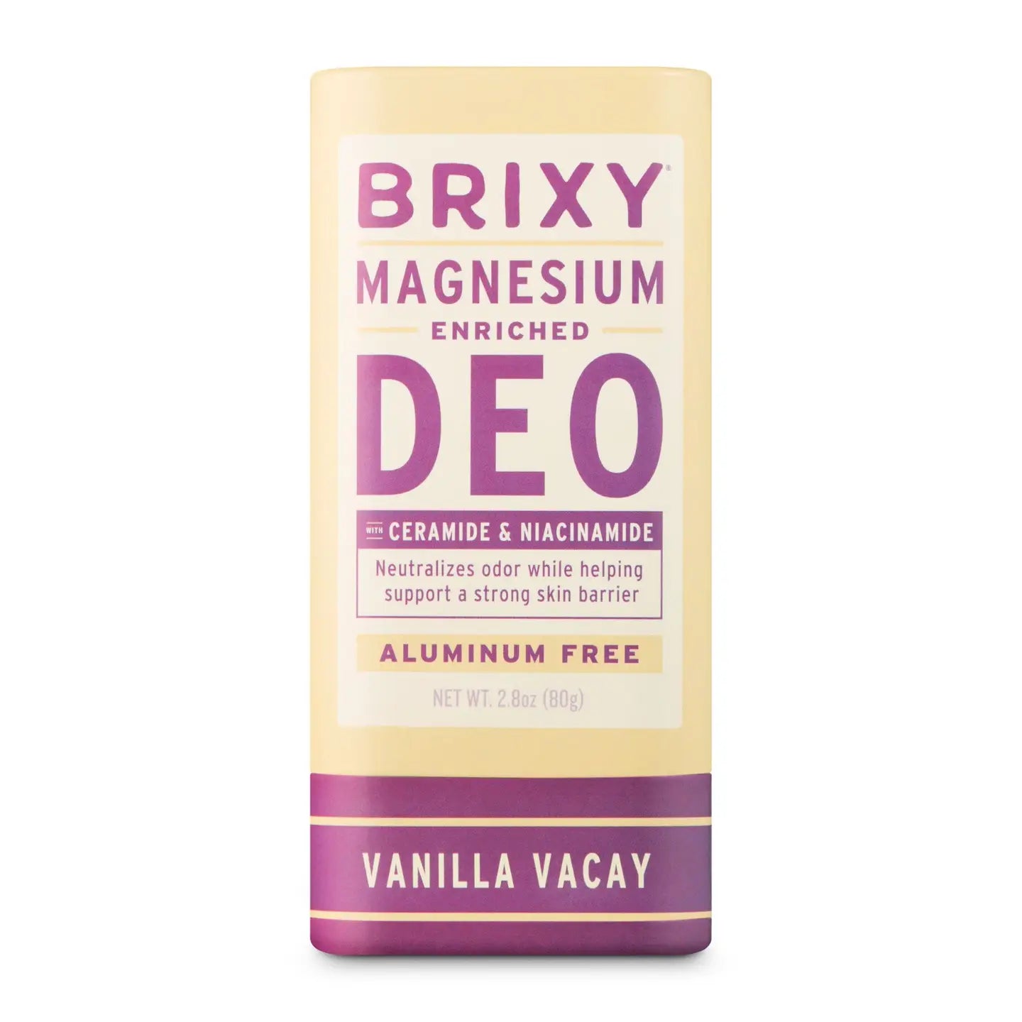 Magnesium Enriched Deodorant | Aluminum & Plastic Free