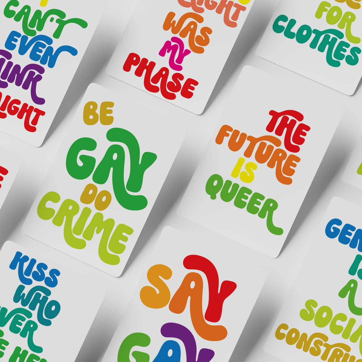 Queer Affirmation Cards, Deck of 16 RITZY ROSE