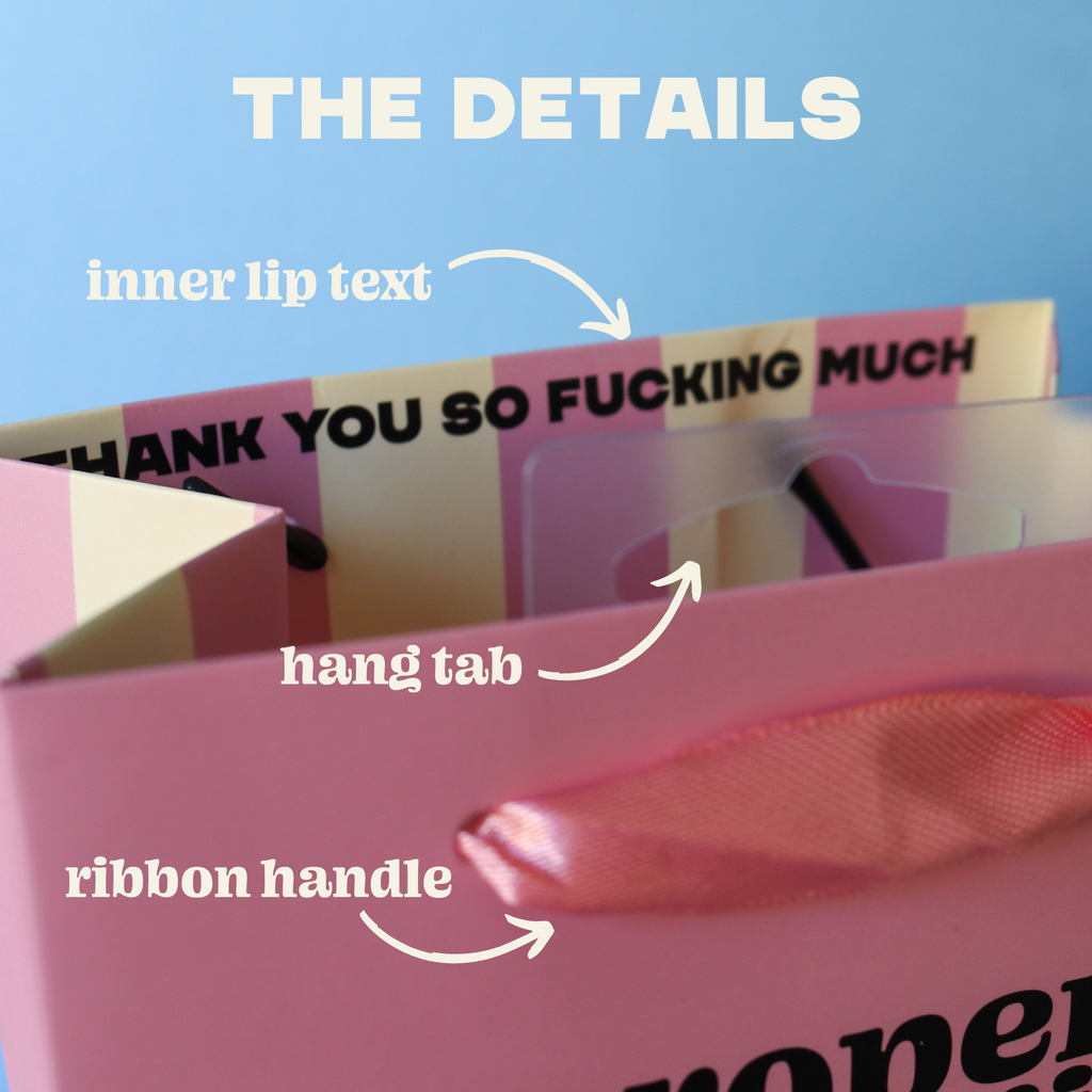Jolliest Bunch of Assholes - Holiday Christmas Gift Bag, Funny Gift Bag, Gift Wrap That's So Andrew
