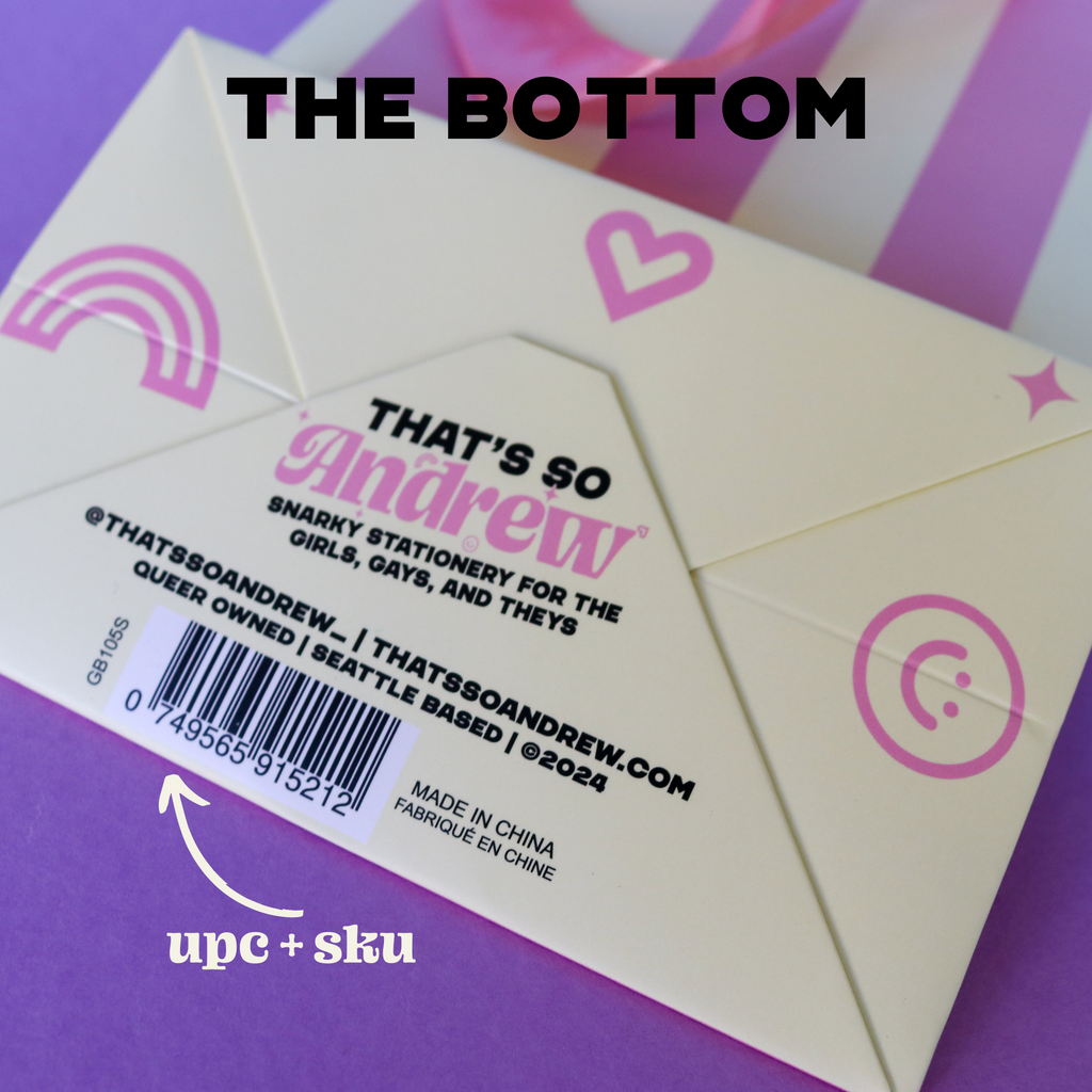 Jolliest Bunch of Assholes - Holiday Christmas Gift Bag, Funny Gift Bag, Gift Wrap That's So Andrew