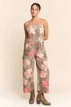 Leopard Lily Convertible Utility Jumpsuit