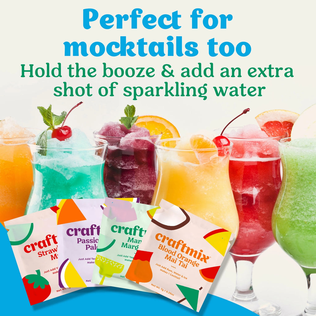 Craftmix Variety Pack Cocktail Mixers - 6 Servings Multipack