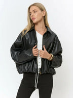 After Hours Faux Leather Bubble Jacket | VIP Pre-Order