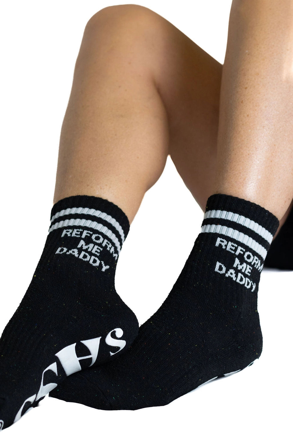 Reform Me Daddy Crew socks | Pilates & Barre