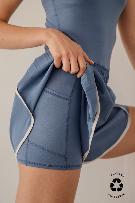 RECYCLED BUTTER RACERBACK SHORTSIE