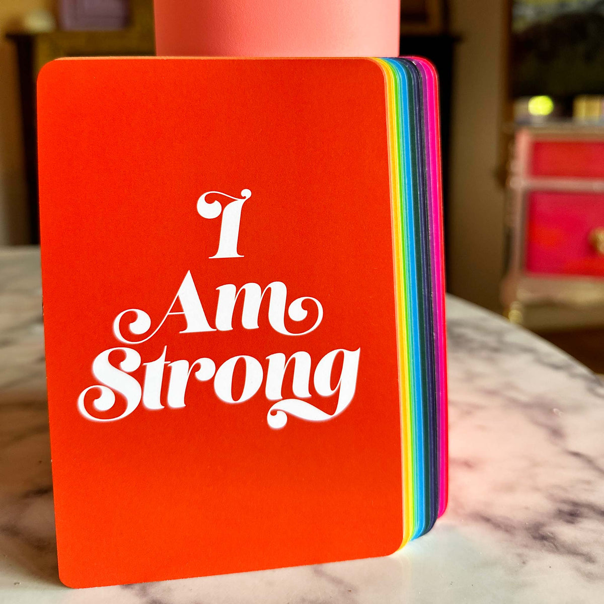 Colorful Affirmation Cards, Deck of 16 RITZY ROSE