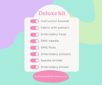 6" Wash Your Fucking Hands 2.0 Embroidery Kit - Beginner Friendly - Poppy & Vine