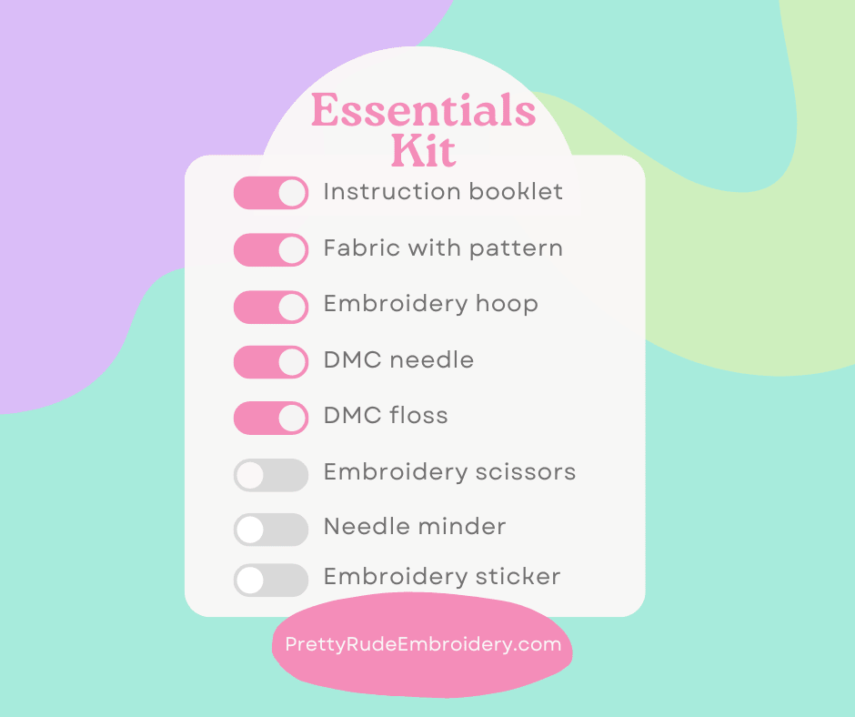6" Wash Your Fucking Hands 2.0 Embroidery Kit - Beginner Friendly - Poppy & Vine