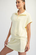 Everyday Ease Modal Scuba Quarter-Zip Top