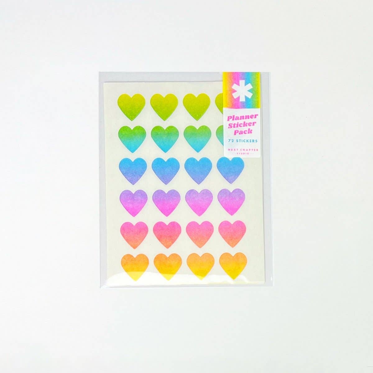 Rainbow Shapes Sticker Pack - Stars