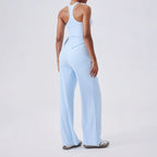 Square-Neck Cross-Back Yoga Set