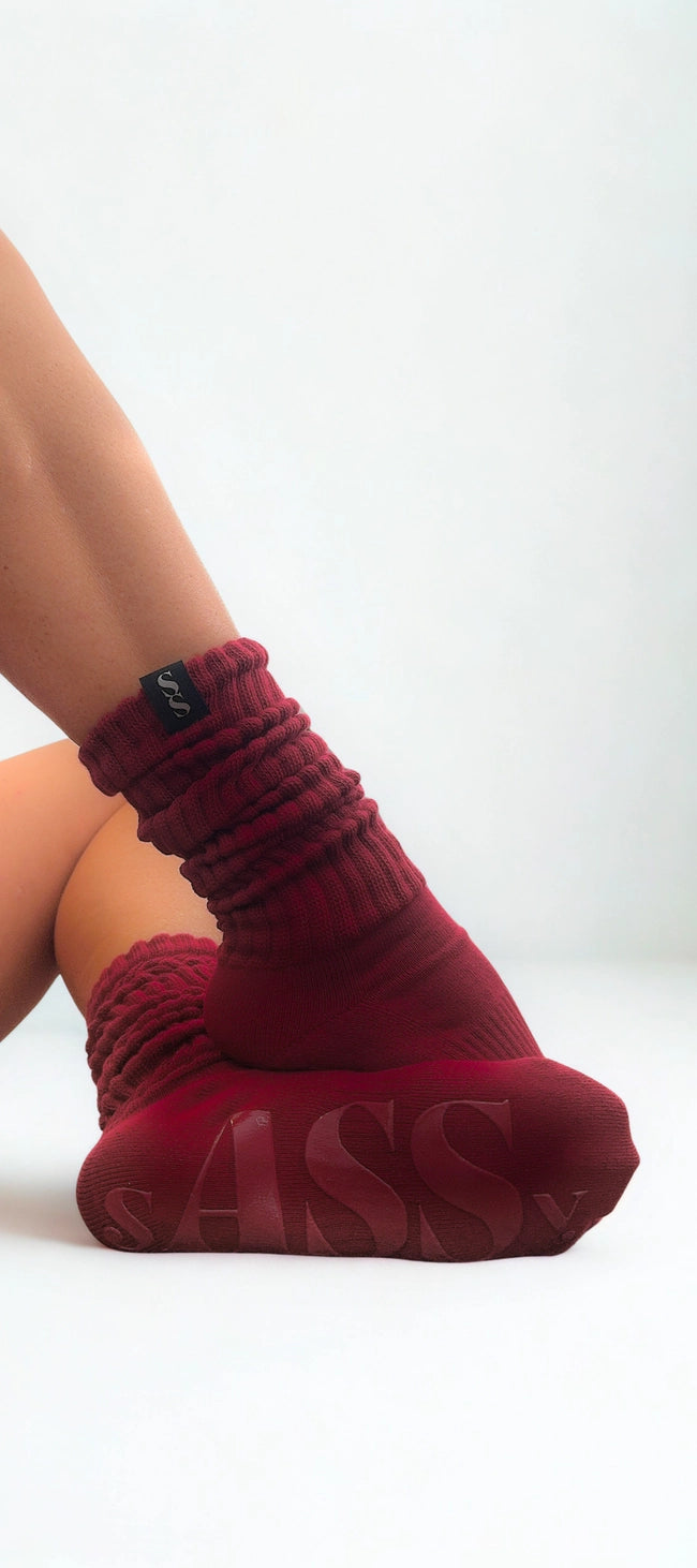 Grip Slouch Sock | Pilates & Bar