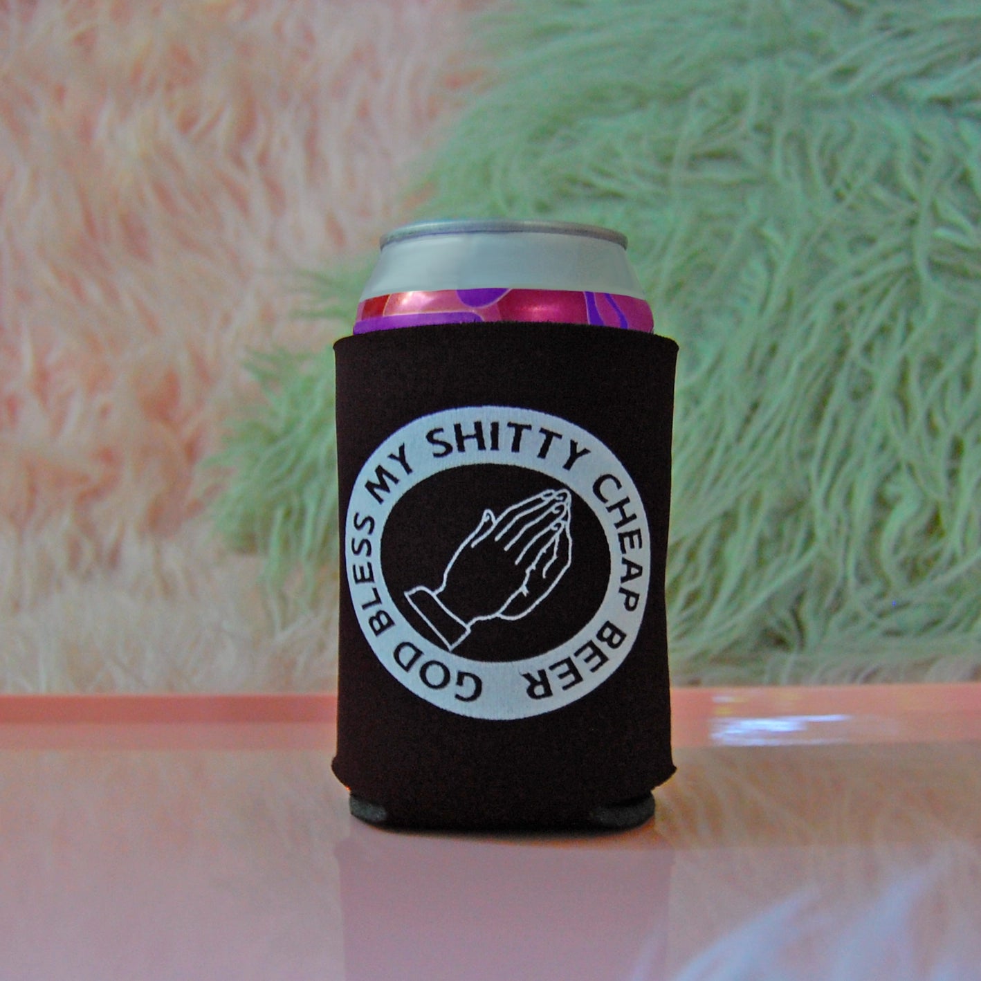 God Bless my Shitty Beer Koozie