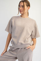 Everyday Ease Modal Scuba Crewneck Top