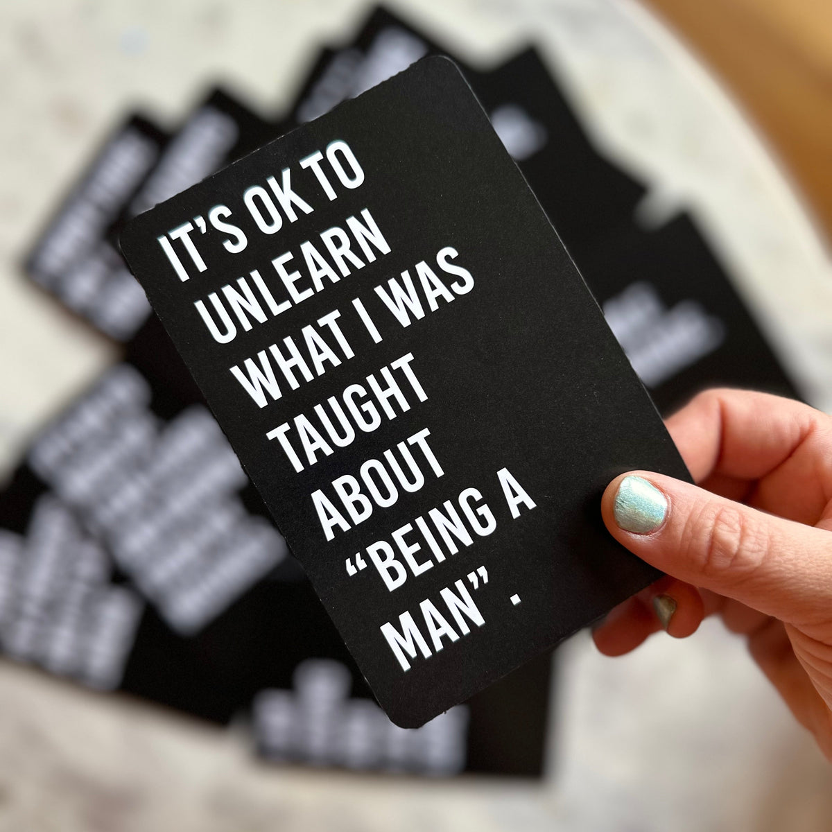 Empowering Affirmation Cards for Men, Deck of 16 RITZY ROSE