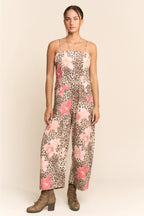 Leopard Lily Convertible Utility Jumpsuit