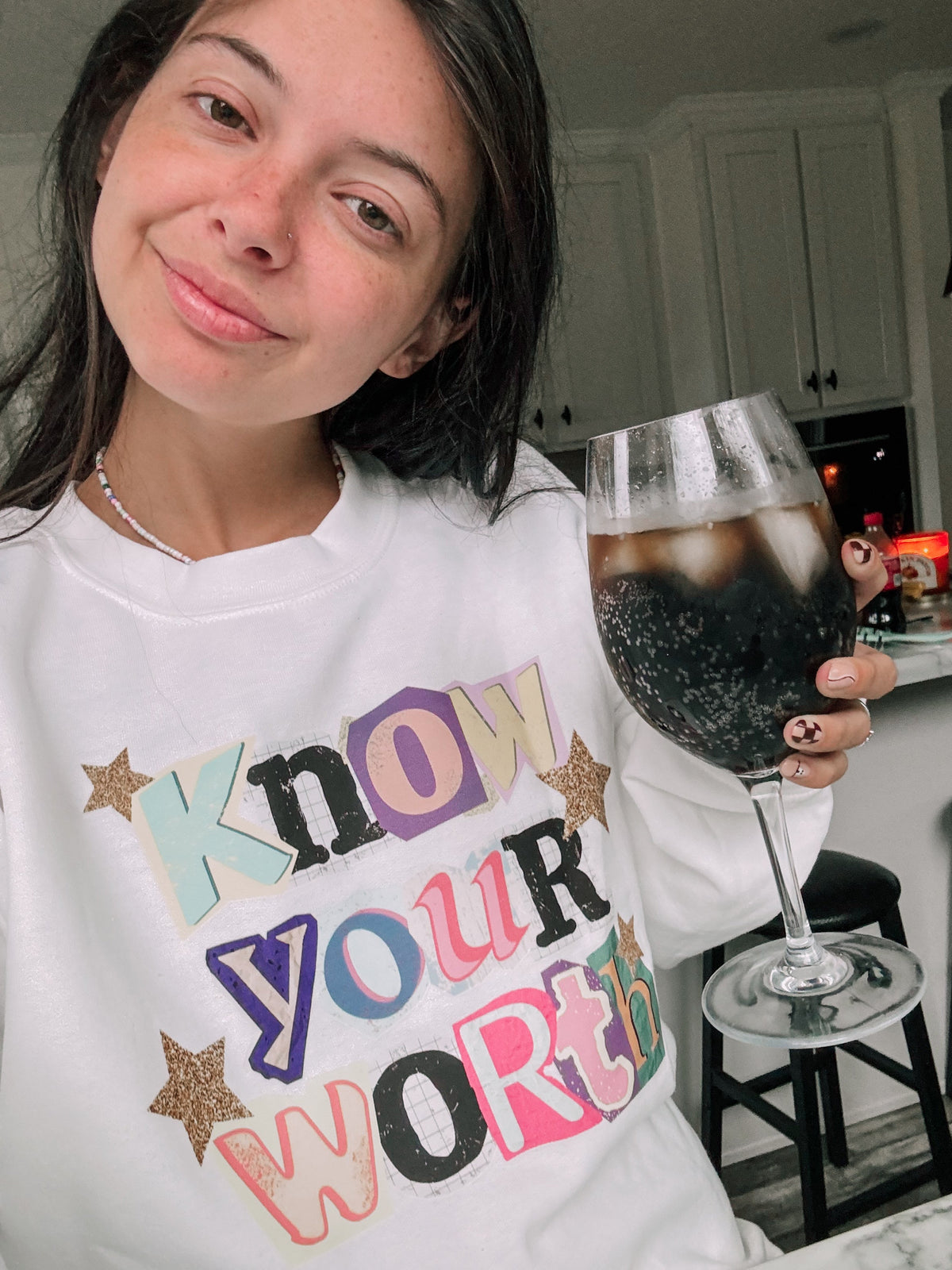 Know your worth tee or sweatshirt Gunpowder and Lace Boutique Nac