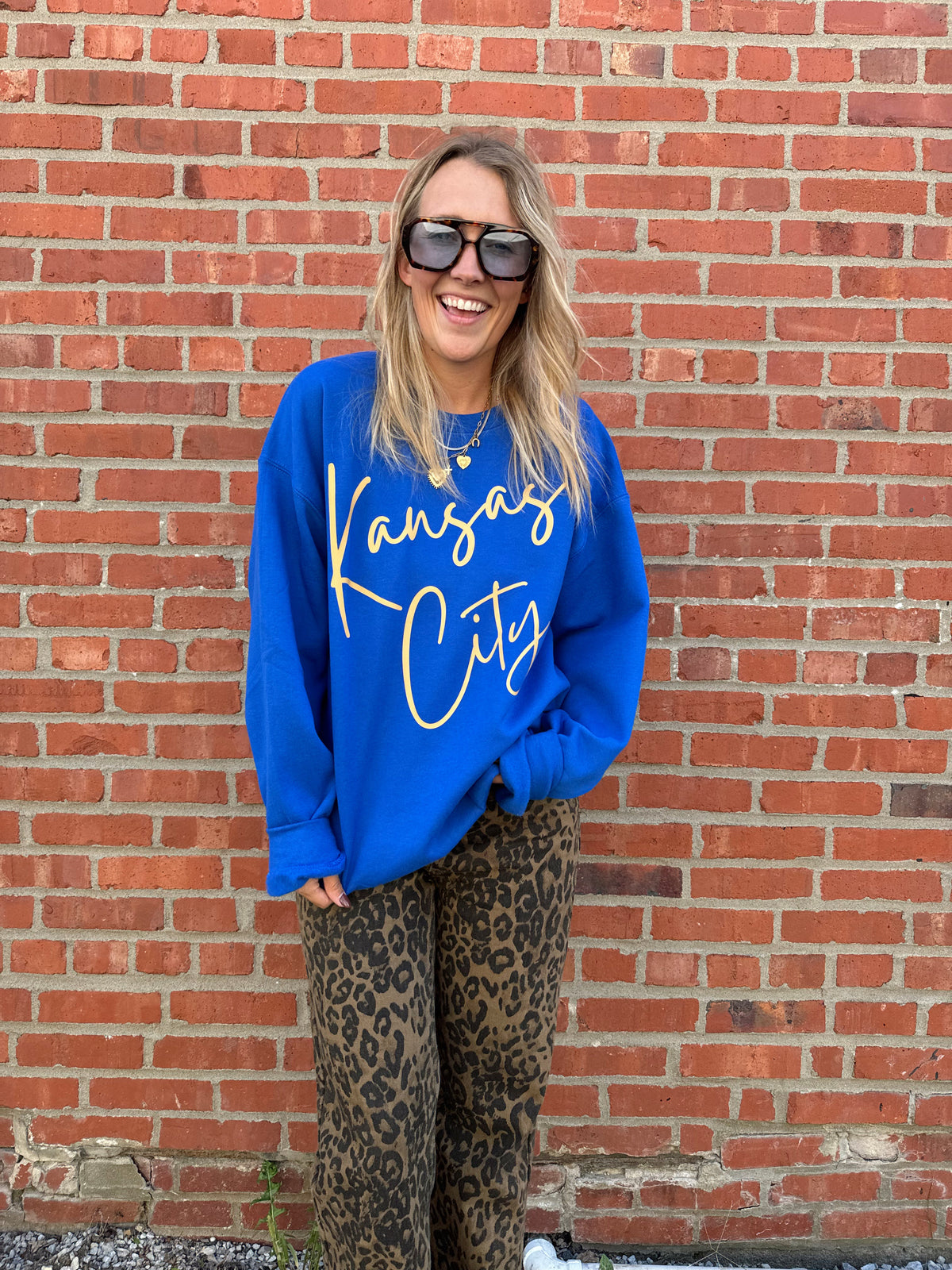 Kansas City Script Sweatshirt | Blue Jules Co.
