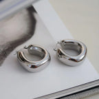 Hunter Classic U Hoop Earrings | 18K Gold Non-Tarnish