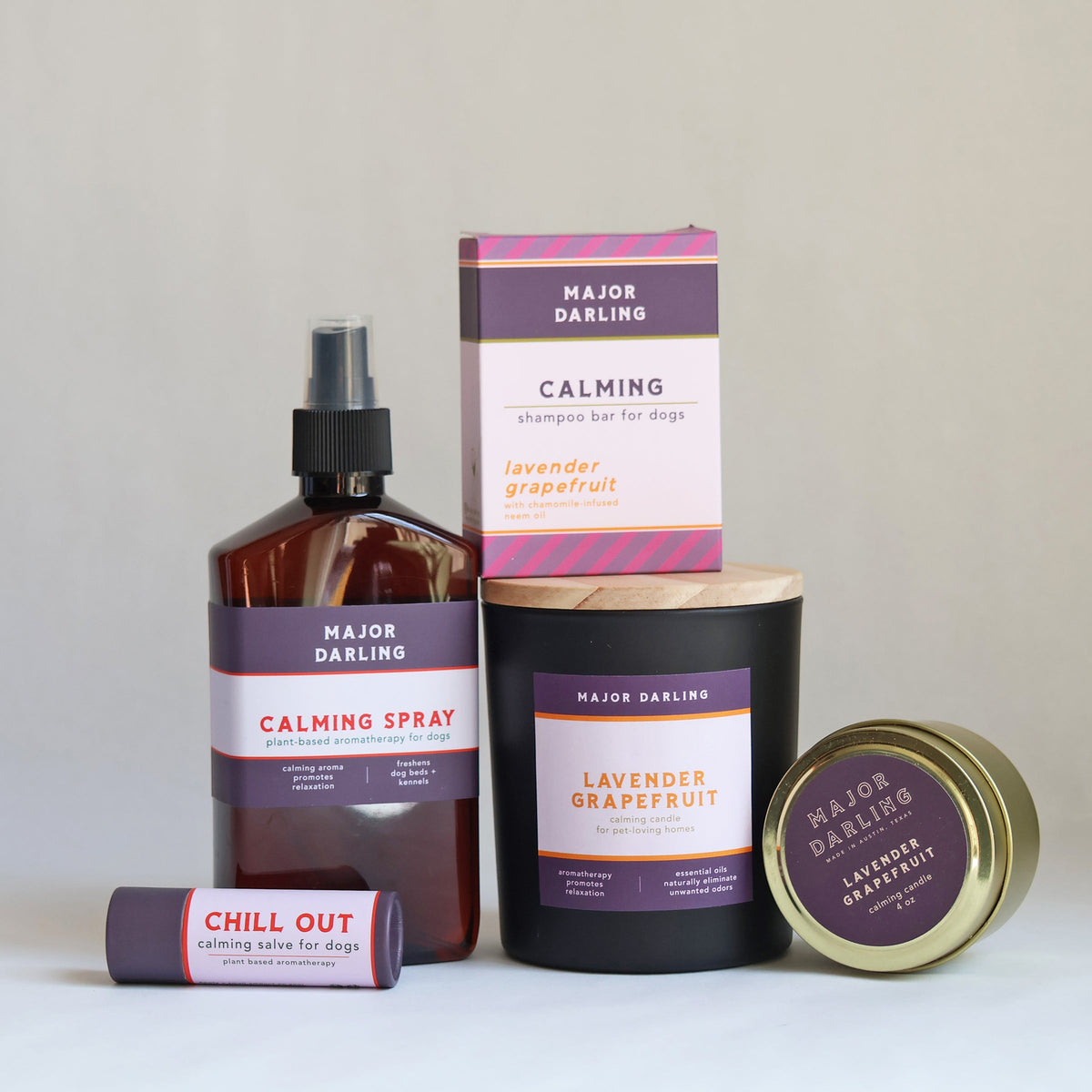 calming dog bed spray Major Darling