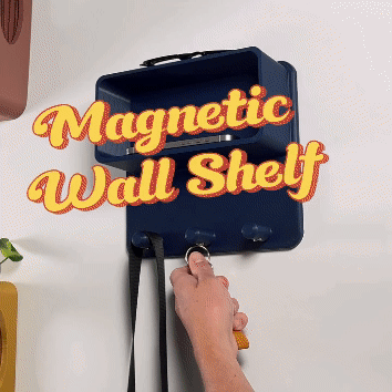 Floating Wall Shelf with Magnetic Key Holder Rosebud HomeGoods