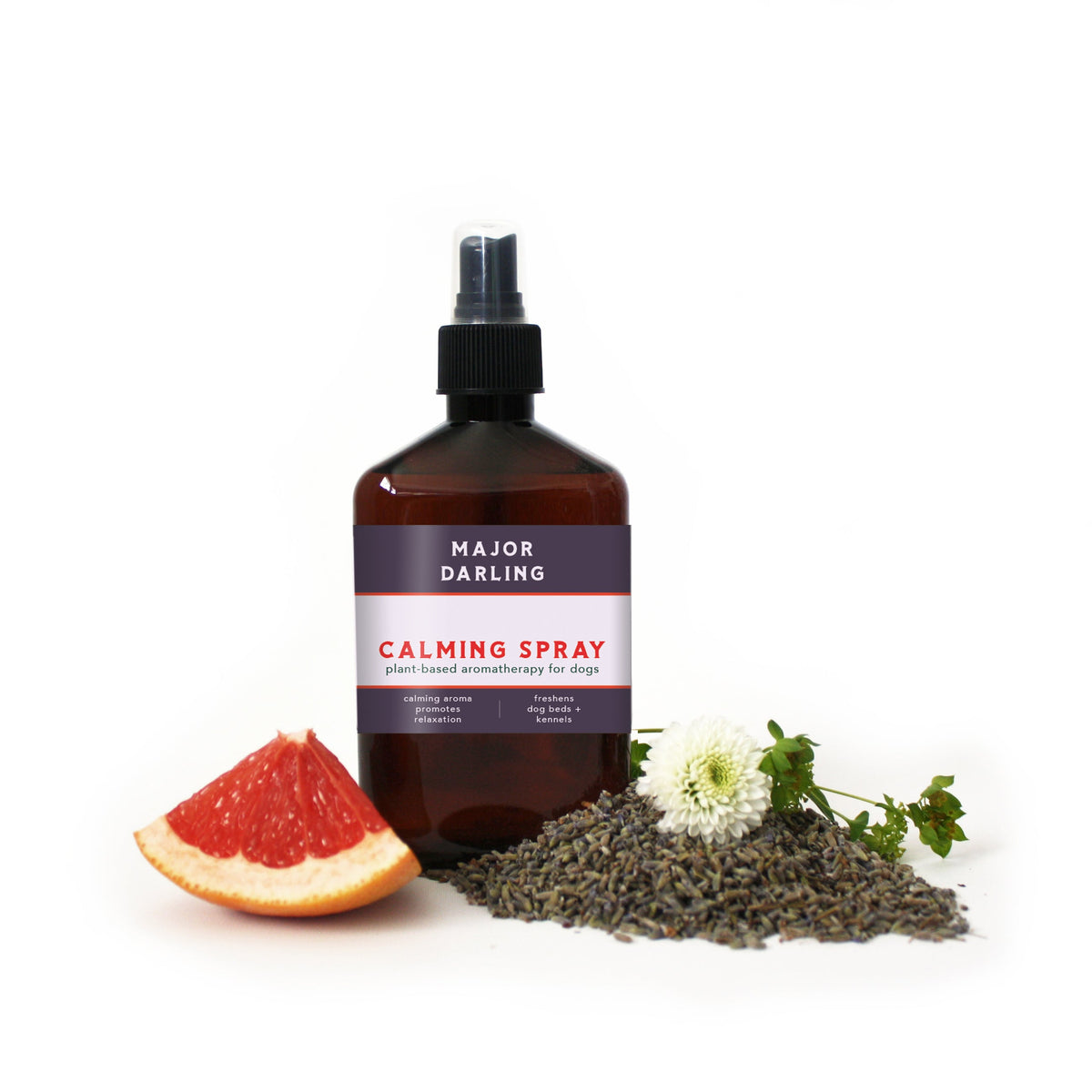 calming dog bed spray Major Darling