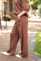Butter Soft Pants, Brown Grace+Emma