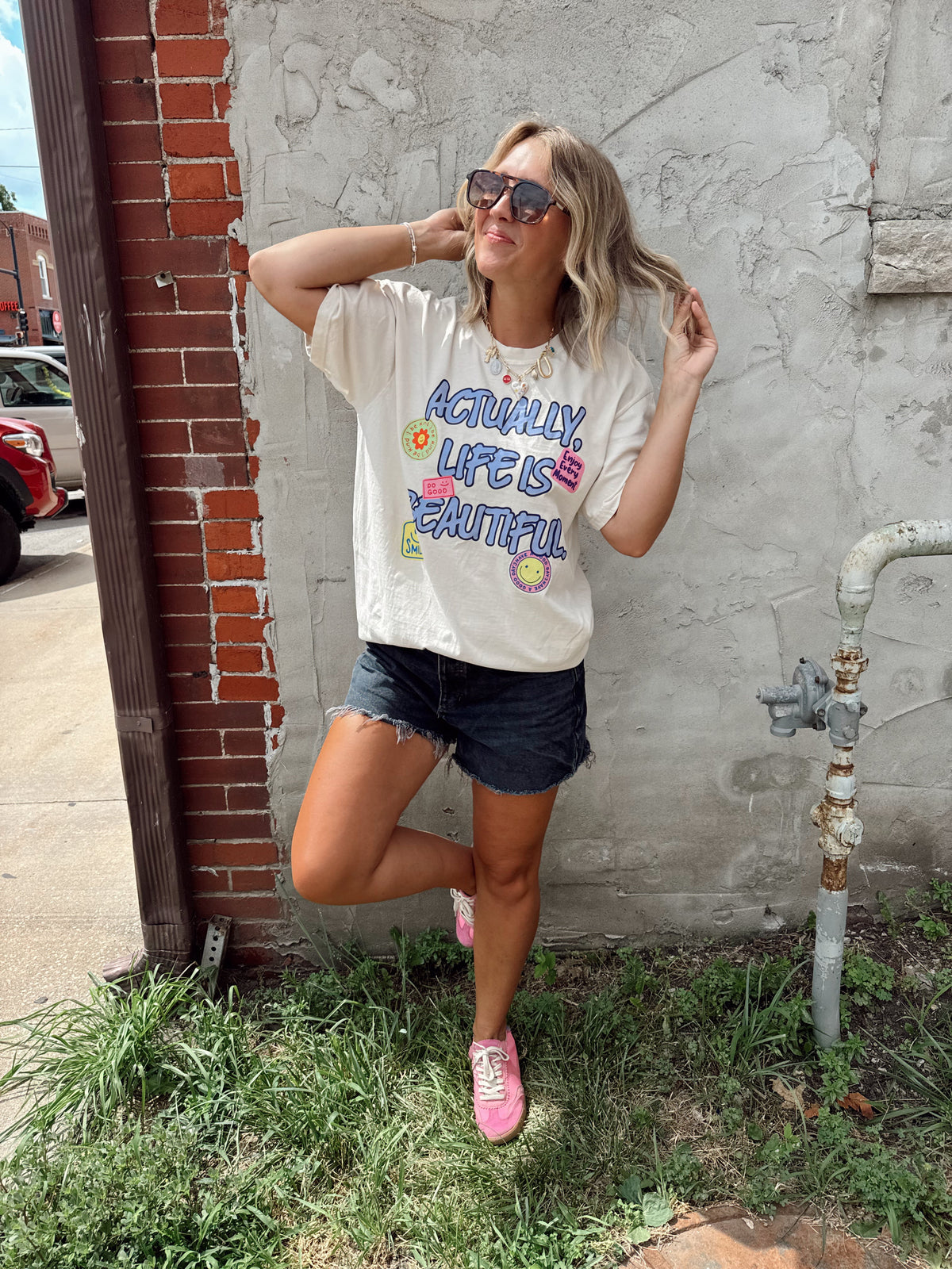 Actually, Life is Beautiful Tee Jules Co.