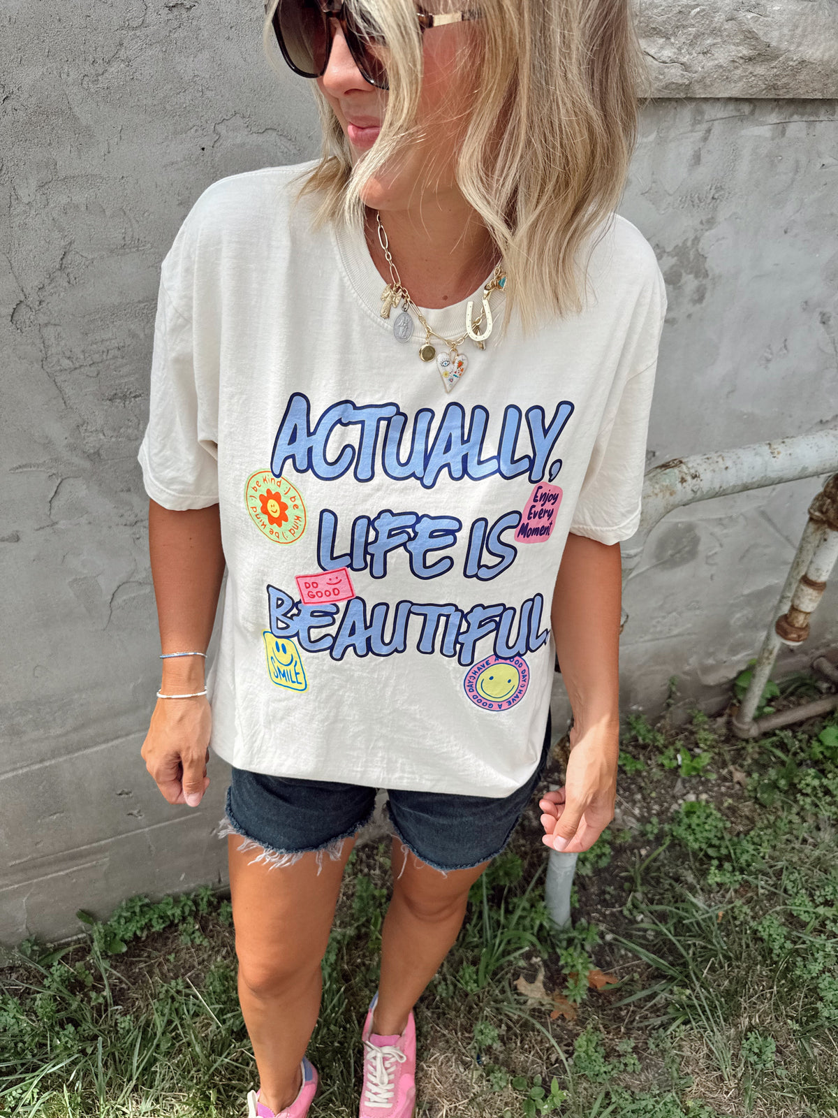 Actually, Life is Beautiful Tee Jules Co.