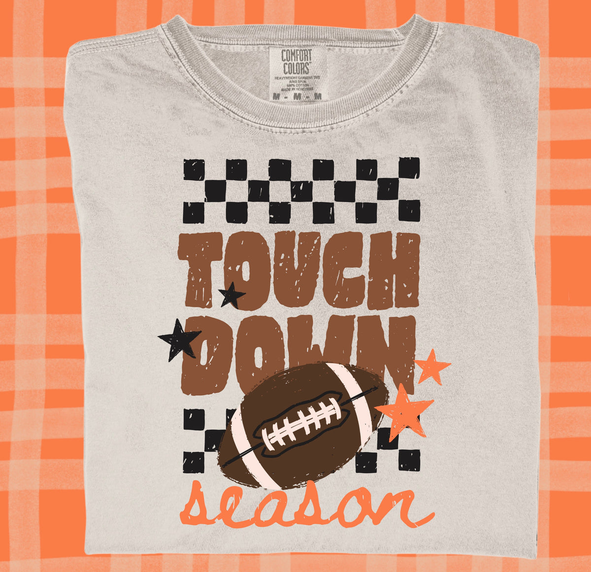 Touchdown Season Football Graphic Tee Gunpowder and Lace Boutique Nac