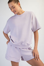 Everyday Ease Modal Scuba Crewneck Top