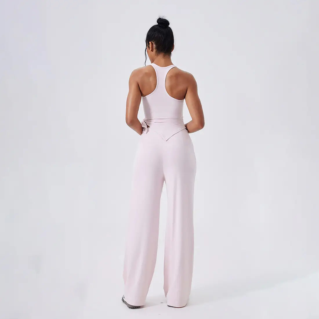 Square-Neck Cross-Back Yoga Set