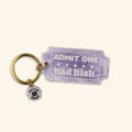 Admit One Bad Bitch - Funny Motel Keychain - Poppy & Vine
