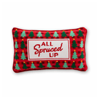 All Spruced Up Needlepoint Pillow - Poppy & Vine