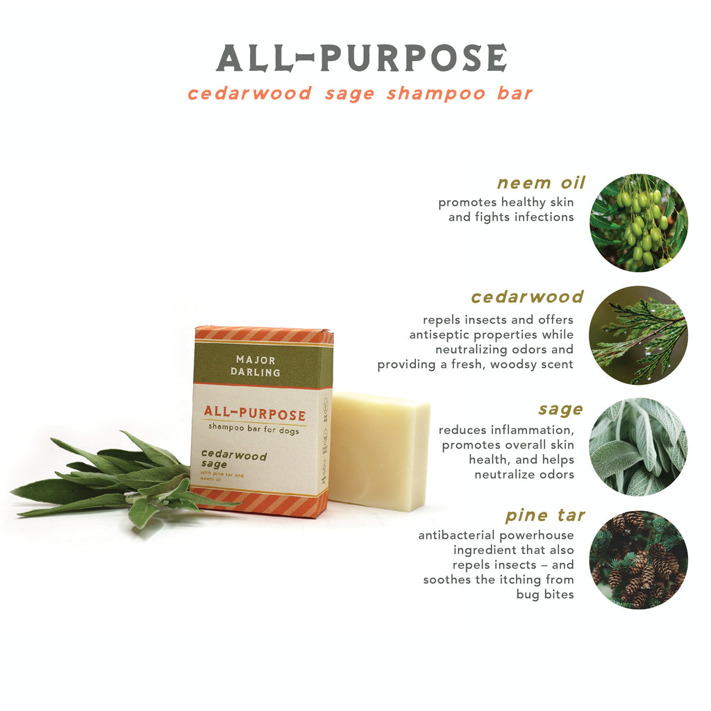 dog shampoo bar Major Darling