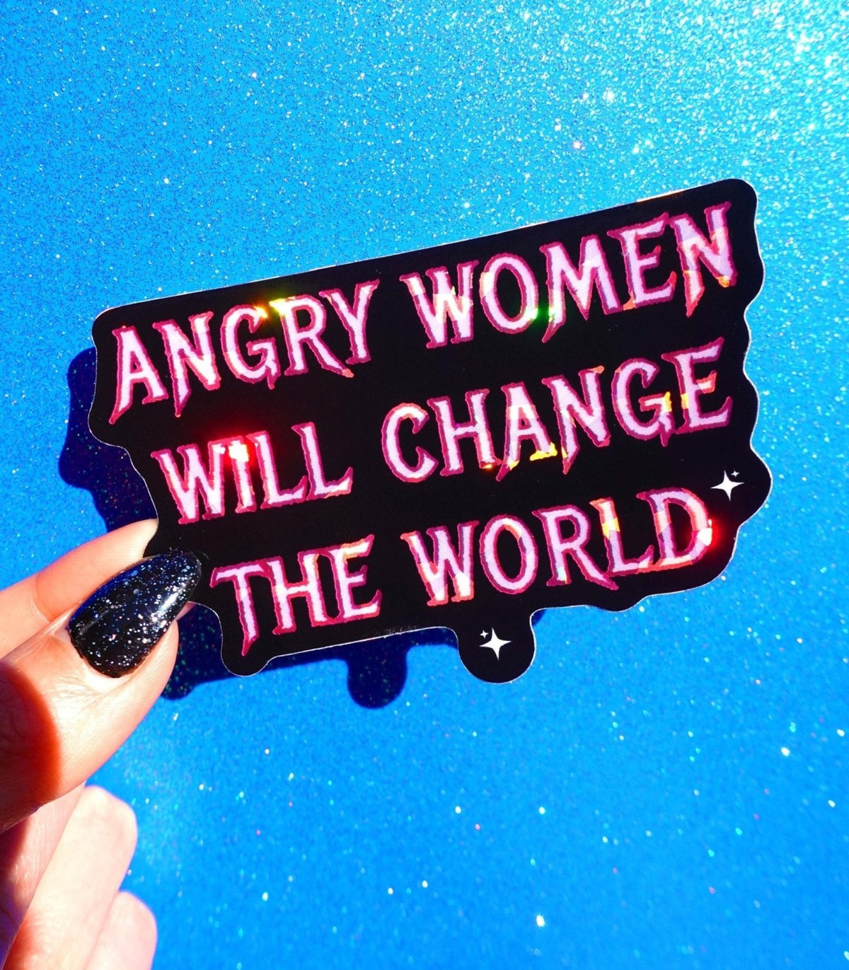 Angry Women Will Change The World Sticker - Poppy & Vine