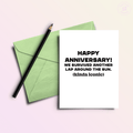 Another Lap Around the Sun | Funny Anniversary Greeting Card - Poppy & Vine