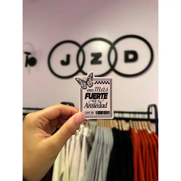 Eres Más Fuerte Mariposa Sticker