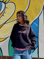 Anti-Rac*sm Navy Sweatshirt - Poppy & Vine