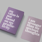 Anxiety Relief Affirmation Cards, Deck of 16 - Poppy & Vine